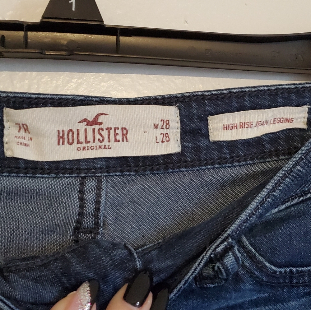 HOLLISTER HIGH RISE JEAN LEGGING - Picture 5 of 7